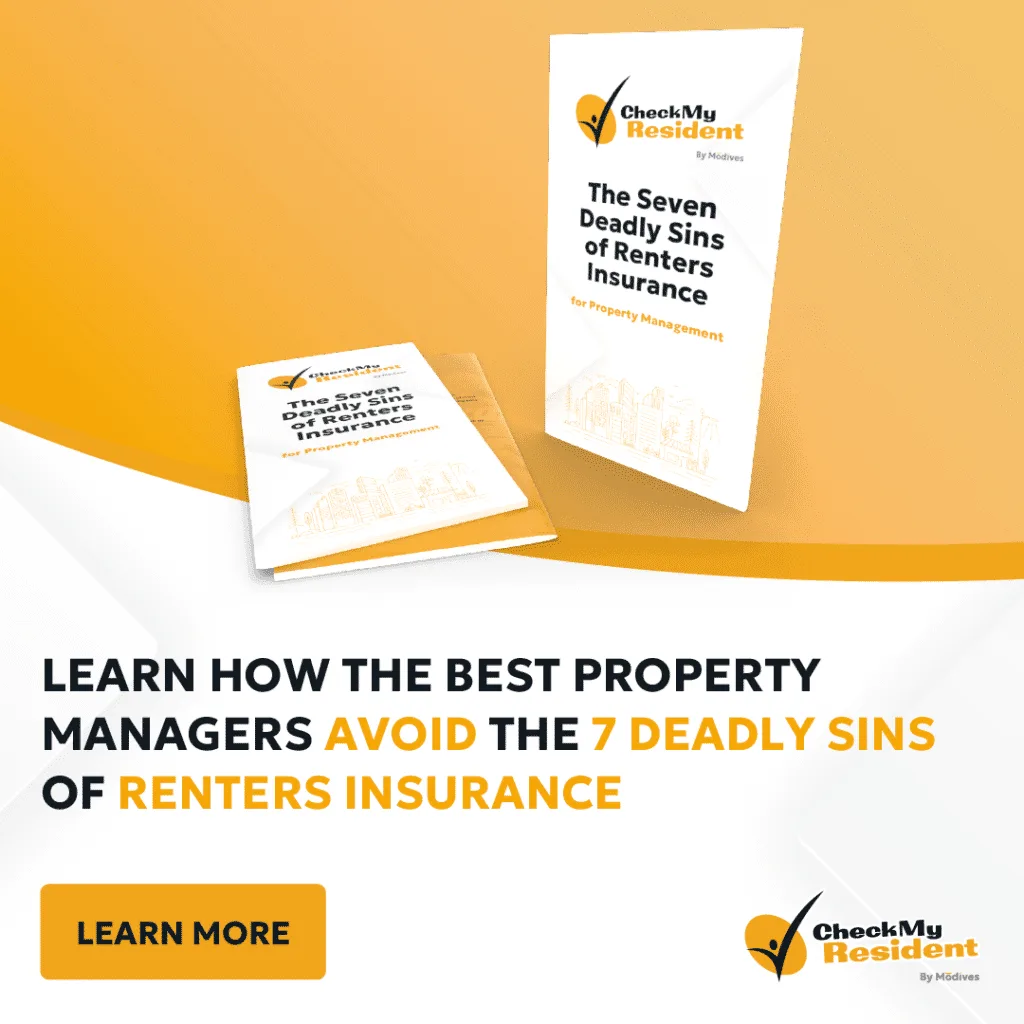 Free eBook Download: Learn how the best property managers avoid the 7 Deadly Sins of Renters Insurance.